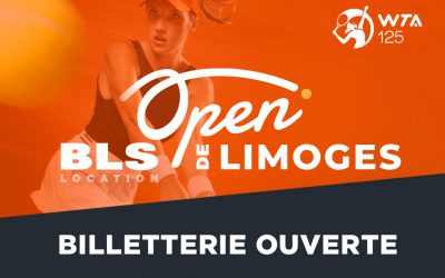 La billetterie de l&rsquo;Open BLS de Limoges 2021 est ouverte !