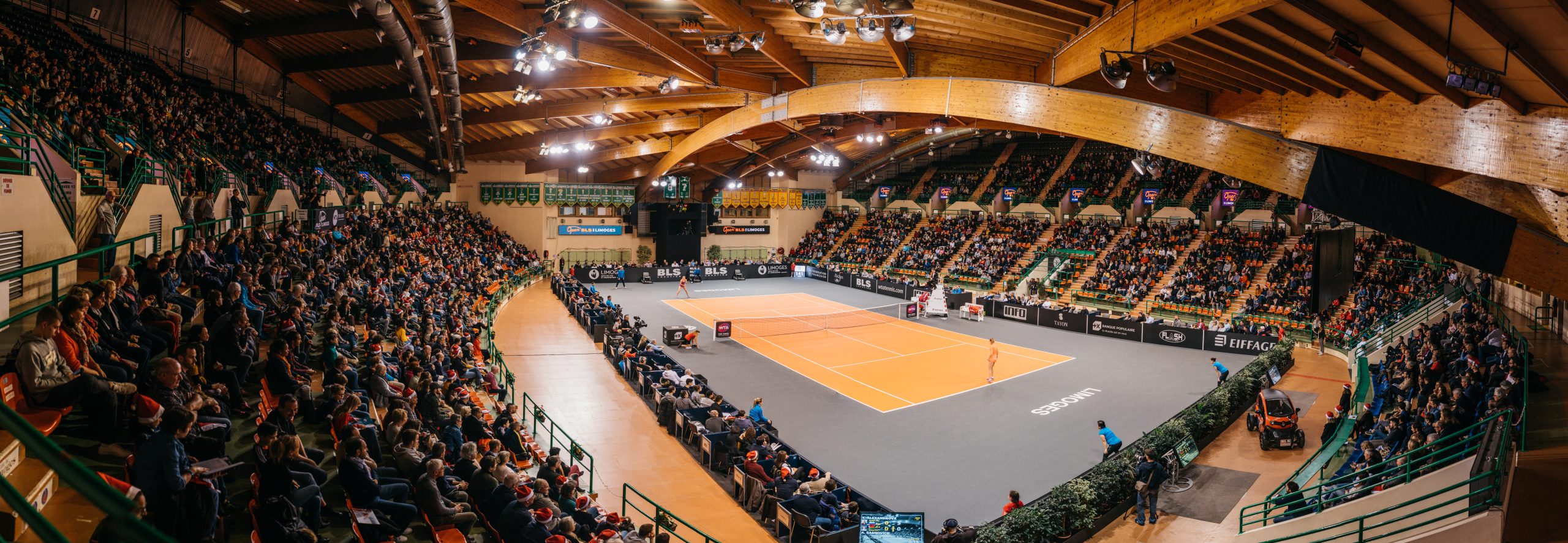 Panorama match de tennis