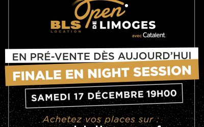 La pré-vente pour la finale en Night Session du samedi 17 décembre 19h00 est lancée !