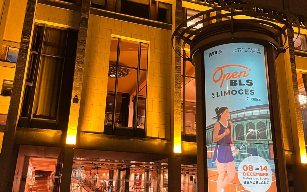 L’Open BLS de Limoges s&rsquo;affiche en ville !